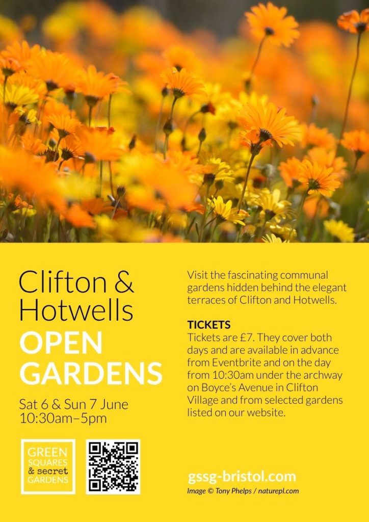 Clifton & Hotwells Open Gardens 2026